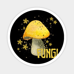 Yellow Fungi Magnet